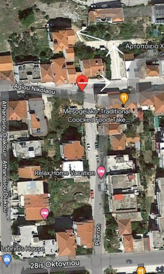 Apartmán Elenis House Néa Péramos Exteriér fotografie